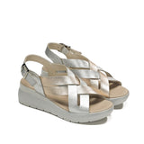 EVER D9316 Sandalia Plata