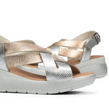 EVER D9316 Sandalia Plata