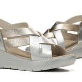 EVER D9316 Sandalia Plata